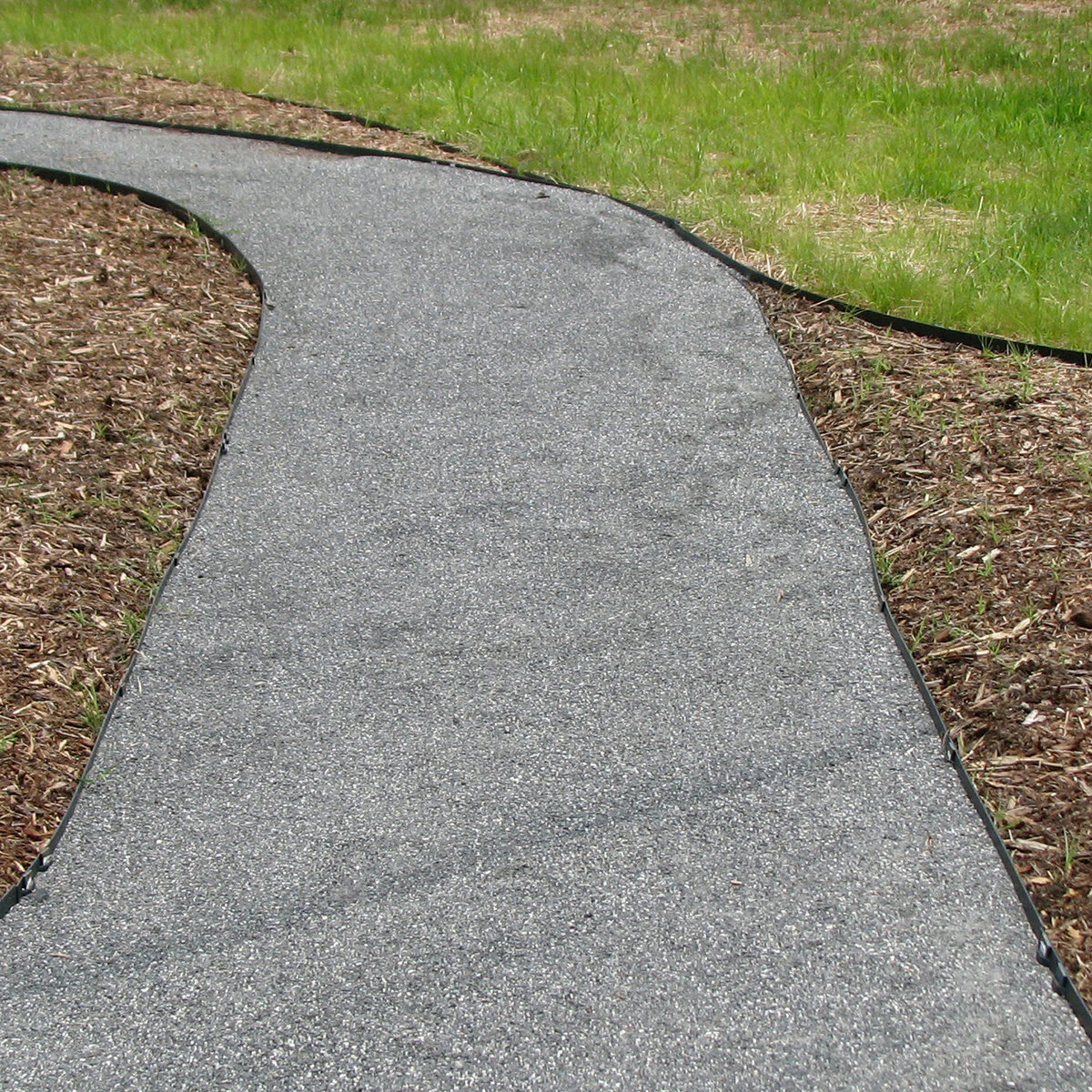 Border Concepts Border King Steel Landscape Edging Black 1/4 in. x 6 in